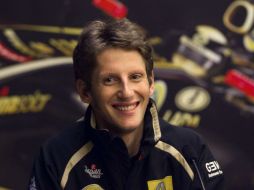 Romain Grosjean durante una conferencia de prensa en París. REUTERS  /