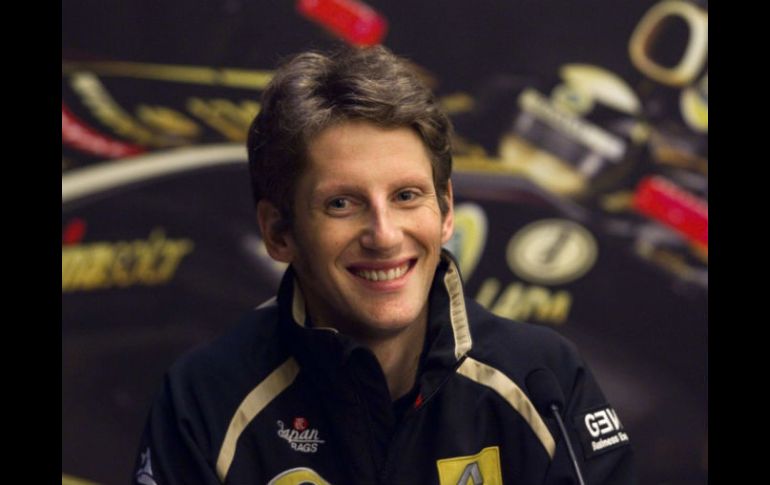 Romain Grosjean durante una conferencia de prensa en París. REUTERS  /