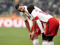 Ibrahimovic y Seedorf hablan luego del empate del Milán. AFP  /