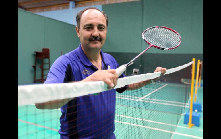 Satisfacen resultados a Javier Orozco, que dirige la Asociación de Badminton en Jalisco.  /