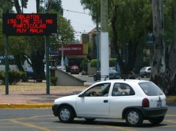 La concentración de humo y el fenómeno de inversión térmica han permeado la calidad del aire en la zona. ARCHIVO  /