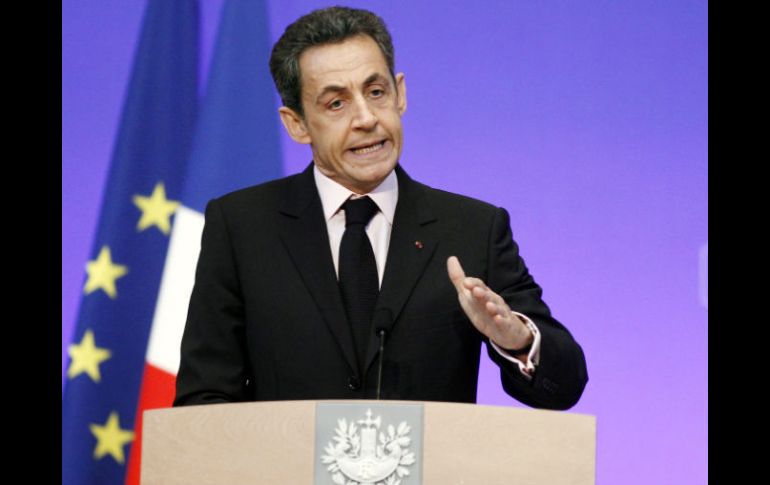 El presidente de Francia, Nicolás Sarkozy, dijo que con la decisión de Gran Bretaña, se han creado dos europas. AFP  /