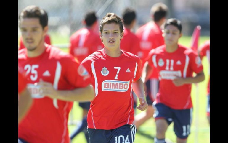 El jugador rojiblanco trabaja al cien por ciento en Manzanillo. ARCHIVO  /