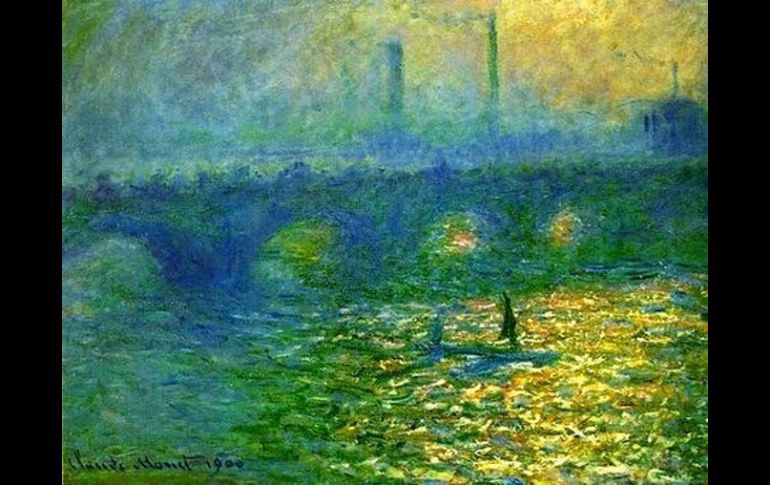 A Monet le fascinaba la bruma que aparece en Londres en algunos días de invierno más que su arquitectura. ESPECIAL  /