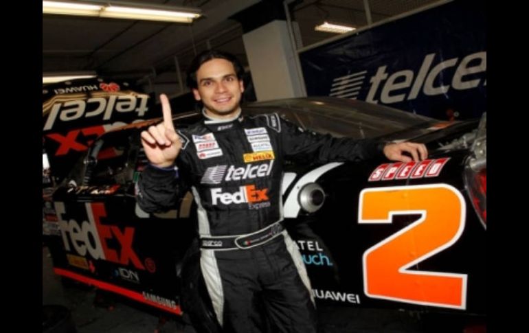 Por tercer año Germán Quiroga es el campeón de Stock V8 de Nascar México. ESPECIAL  /