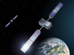 Galileo es la apuesta tecnológica europea que competirá con el estadounidense GPS a partir de 2014. EFE  /