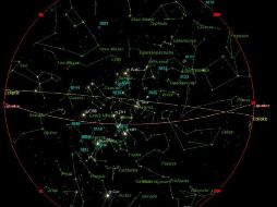 La más esplendorosa de las lluvias de estrellas del año, esta noche. ESPECIAL  /