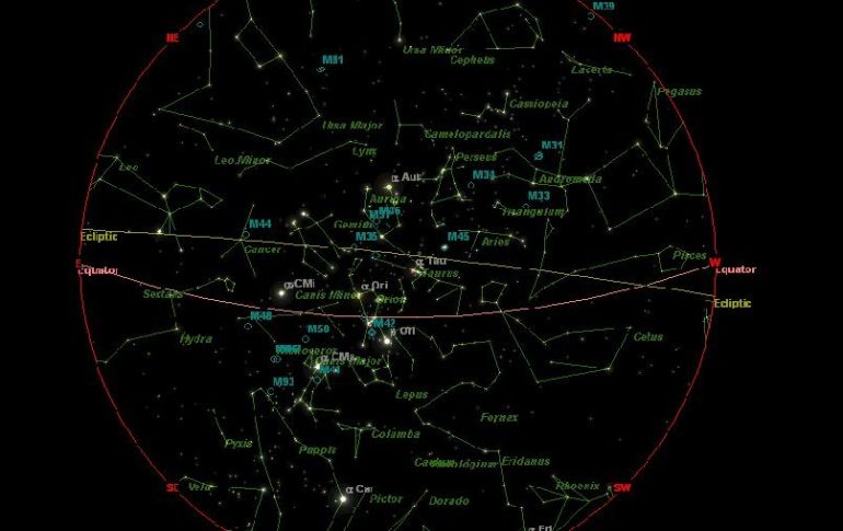 La más esplendorosa de las lluvias de estrellas del año, esta noche. ESPECIAL  /