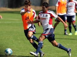 Araujo (der) aseguró que el desarrollo de la pretemporada ha sido excepcional. MEXSPORT  /