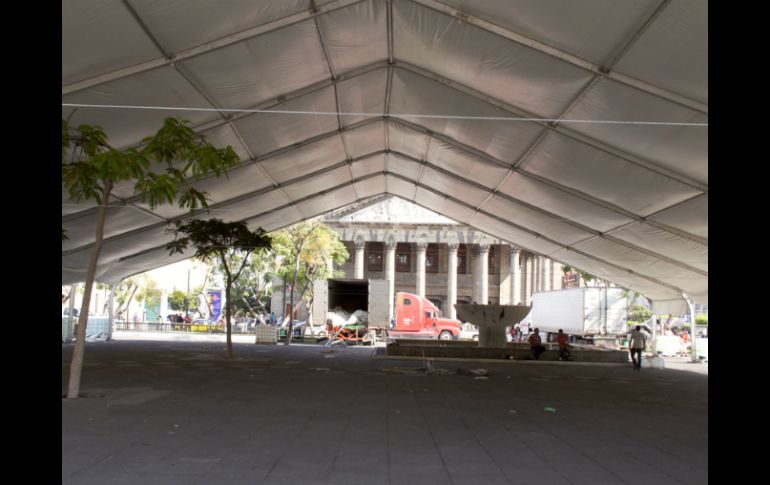 El museo urbano permanecerá en la Plaza Liberación.  /