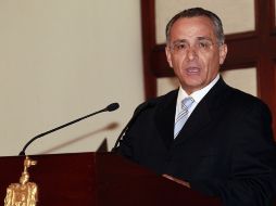 Los secretarios General de Gobierno, Víctor Manuel González (foto), y de Finanzas, Martín Mendoza López, acudieron al Legislativo.i  /