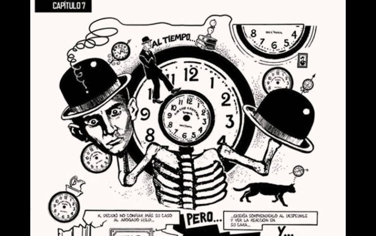 El cómic conserva la esencia siniestra que tiene la obra de Kafka. EFE  /