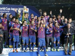 Barcelona venció al Santos 4-0 en la final del Mundial de Clubes. AP  /