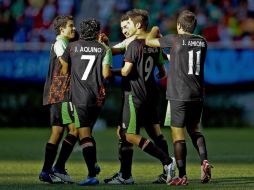 Con tres goles de Oribe Peralta la Selección Sub-22 de México derrotó 3-0 a Costa Rica. EL UNIVERSAL  /