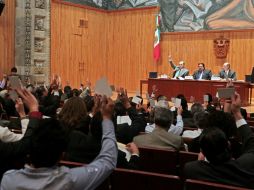 Autoridades universitarias se mostraron satisfechas por el presupuesto aprobado.  /