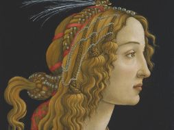 'Retrato ideal de una dama' de Botticelli (1445-1510) pintado entre 1475 y 1480. EFE  /