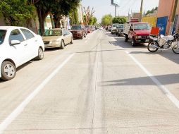 Hoy inauguraron la repavimentación de Río Nilo, entre la Calzada Olímpica y Salvador López Chávez.  ESPECIAL  /