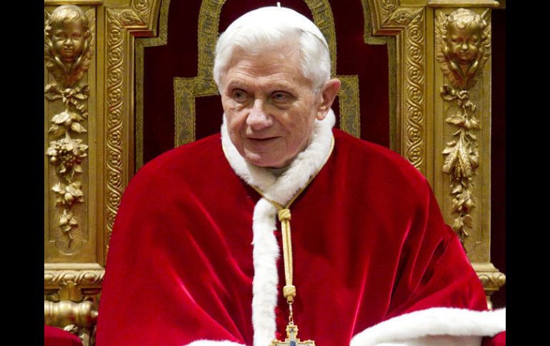 El fin de semana próximo, Benedicto presidirá un servicio de vísperas de Año Nuevo y una Misa de Año Nuevo. EFE  /