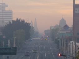 Vista de la avenida Alcalde durante las primeras horas del 25 de diciembre.  /