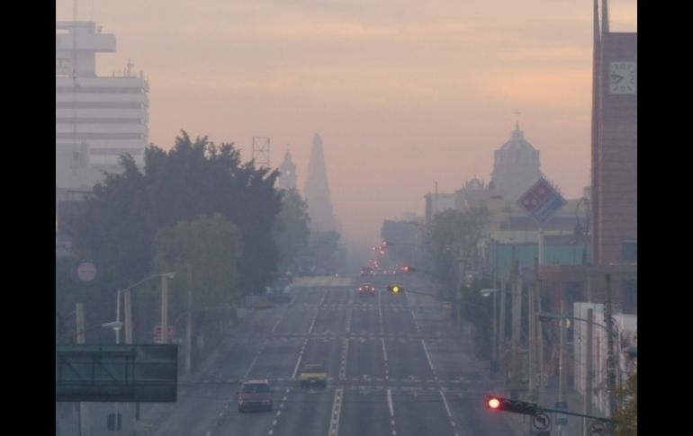 Vista de la avenida Alcalde durante las primeras horas del 25 de diciembre.  /