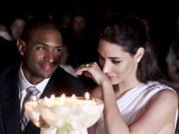 Amelia Vega y Al Horford durante su matrimonio el sábado 24 de diciembre de 2011. EFE  /