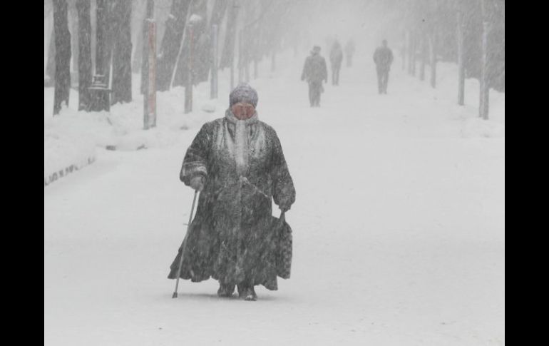 En un Moscú con temperaturas bajo cero, un invierno a cuatro grados centígrados se considera cálido. EFE  /