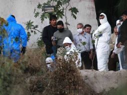 El pasado 14 de diciembre se encontraron los cuerpos inhumados, en las inmediaciones del edificio de la FEG. ARCHIVO  /