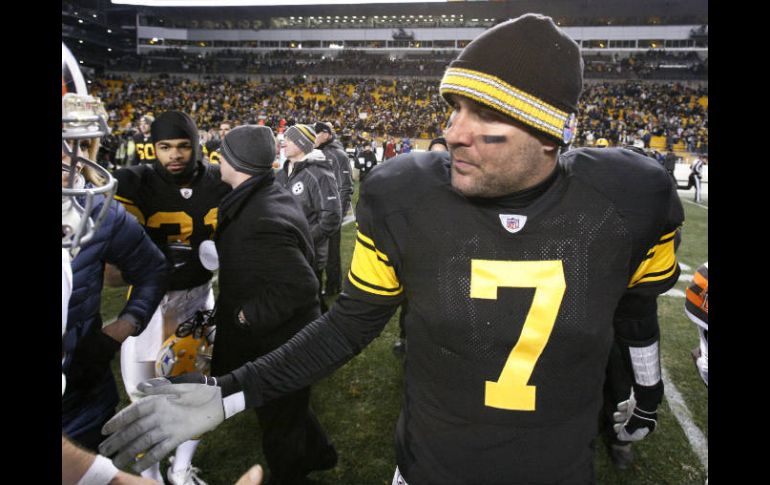 Ben Roethlisberger se ha perdido 2 partidos consecutivos debido a una lesión en su tobillo derecho. ARCHIVO  /