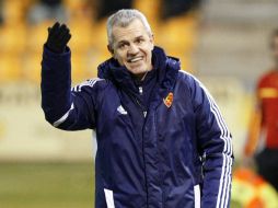 Javier Aguirre agradece la oportunidad que tuvo en el Real Zaragoza. EFE  /