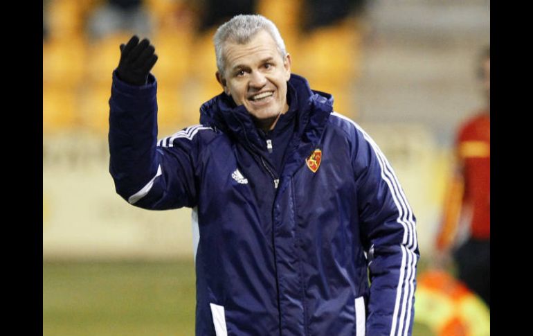 Javier Aguirre agradece la oportunidad que tuvo en el Real Zaragoza. EFE  /