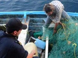 Imagen difundida por la Marina en la que se muestran las labores de rescate. ESPECIAL  /