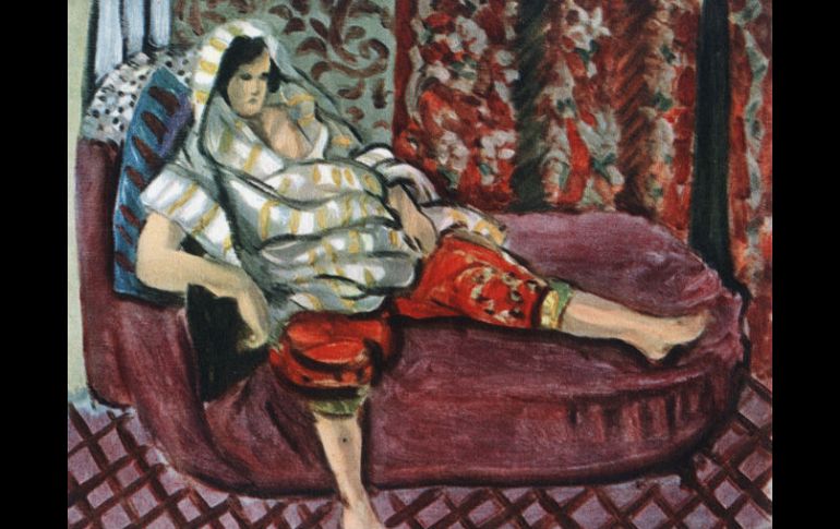 'Mujer Sobre Divan de Rosa', de Henri Matisse, uno de los jóvenes vanguardistas o 'clásicos modernos'.  /