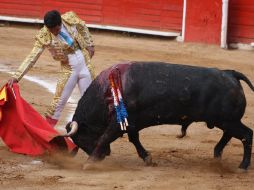 Antonio García 'El Chihuahua' se llevó la tarde en la Plaza México. NTX  /