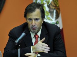 El secretario mexicano de Hacienda, José Antonio  Meade asegura que la economía mexicana tiene un buen desempeño.  /