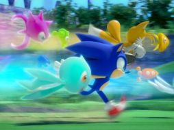 Imagen del videojuego Sonic Colours que trae las aventuras del erizo azul más famoso del universo interactivo. EFE  /