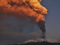 La actividad volcánica de Etna duró varias horas. EFE  /