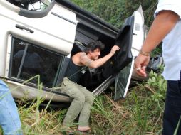 Saúl Hernández sufrió un accidente automovilístico el pasdo miércoles por la tarde. EL UNIVERSAL  /