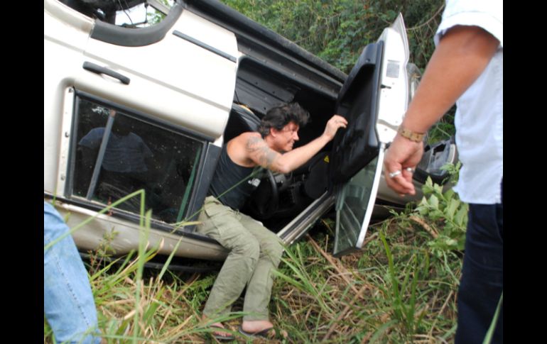 Saúl Hernández sufrió un accidente automovilístico el pasdo miércoles por la tarde. EL UNIVERSAL  /