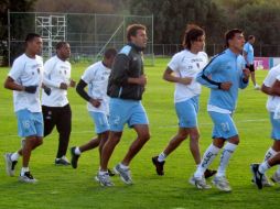 El San Luis FC se prepara para su primer partido del Torneo Clausura 2012. ESPECIAL  /