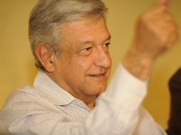 Andrés Manuel López Obrador rechazó haberse referido a los empresarios como delincuentes de cuello blanco. ARCHIVO  /