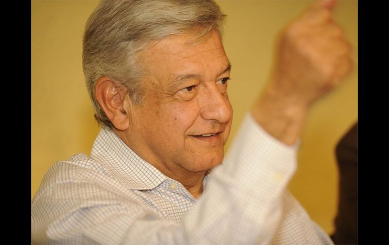 Andrés Manuel López Obrador rechazó haberse referido a los empresarios como delincuentes de cuello blanco. ARCHIVO  /