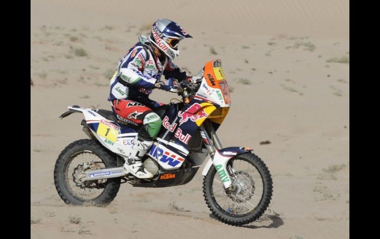 En la imagen, Marc Coma, ganador de la cuarta y séptima etapas del Dakar 2012. AFP  /