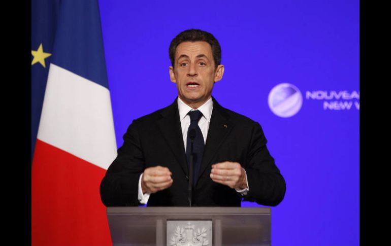 Nicolás Sarkozy ha sabido sacar provecho de su papel en la crisis europea. EFE  /