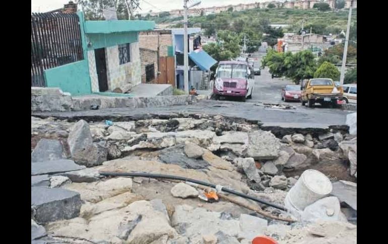 Guadalajara espera los recursos del Gobierno estatal para intervenir las calles del Oriente.  /