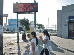 La Semades cuenta con ocho estaciones de monitoreo atmosférico en la metrópoli.  /