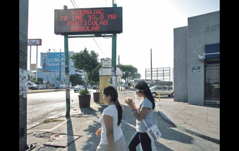 La Semades cuenta con ocho estaciones de monitoreo atmosférico en la metrópoli.  /