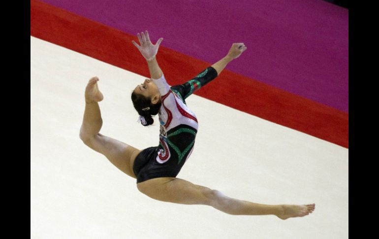 La regiomontana se ubicó en el sitio 16 en el All Around del preolímpico de Londres. AFP  /