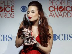 Demi Lovato ganó el trofeo de la mejor artista femenina pop. REUTERS  /