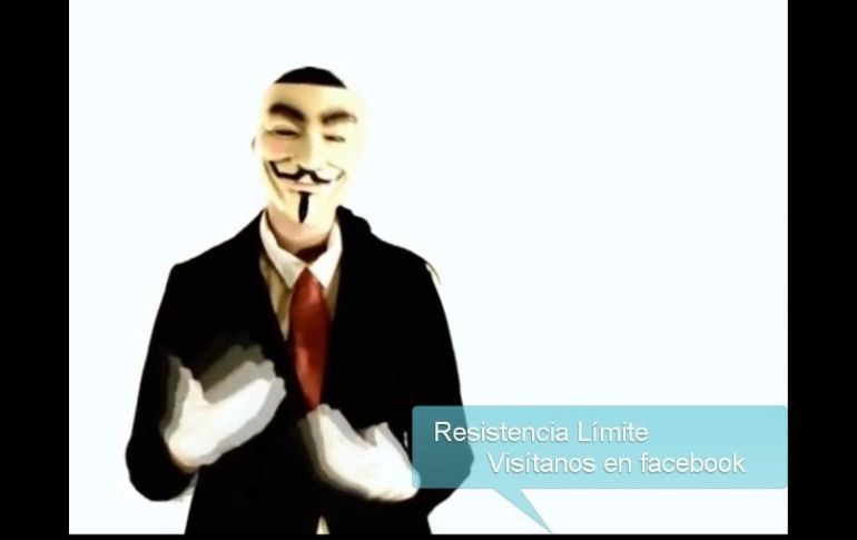 Durante 12 horas, Anonymous no publuicará twits, por solidaridad. ESPECIAL  /