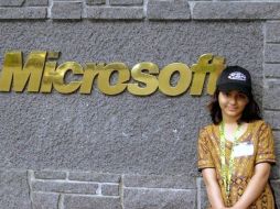 Arifa fue la persona más joven en obtener un certificado profesional de Microsoft. EFE  /